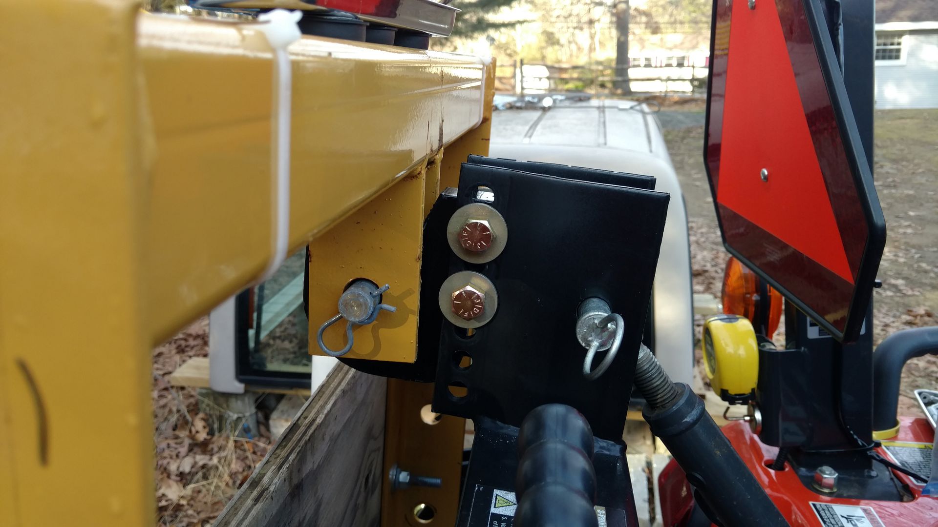 Harbor Freight Quick Hitch improvement OrangeTractorTalks